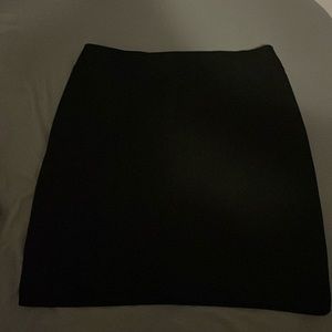 Large black stretch skirt